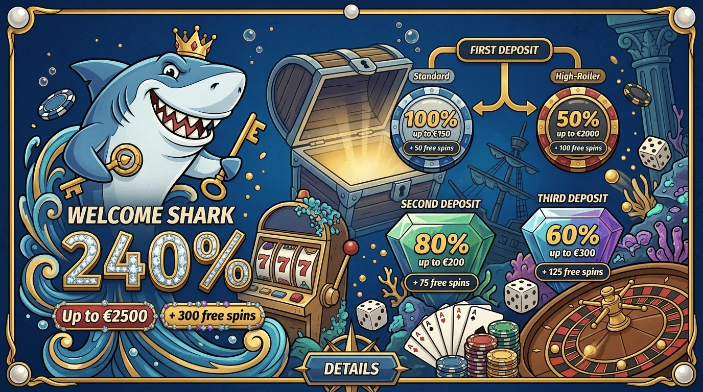 Winshark Deutschland Online Casino Top Bonuses